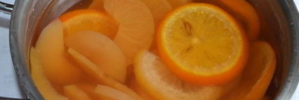 цукаты из цитрусовых и яблочных долек