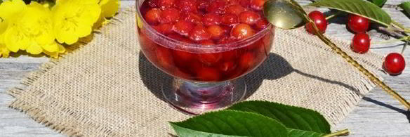 варенье из черешни с косточкой пятиминутка