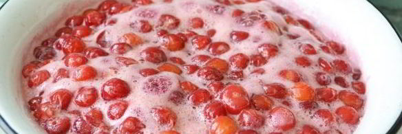 варенье из черешни с косточкой пятиминутка