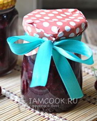 Варенье из черешни с желатином