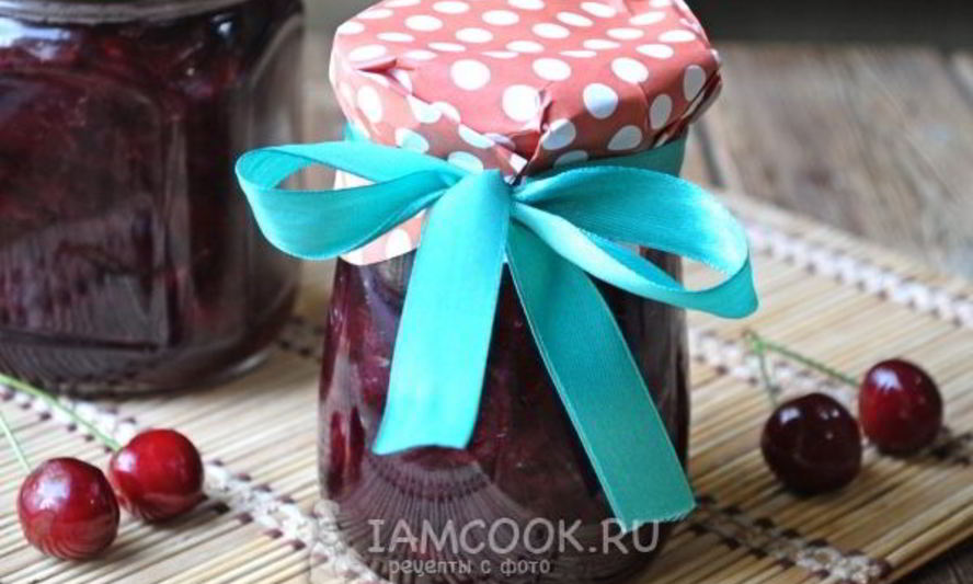 Рецепт варенья из черешни с желатином