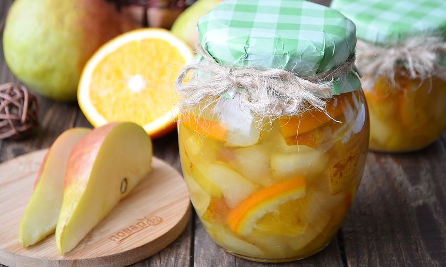 Рецепт варенья из груш с апельсином