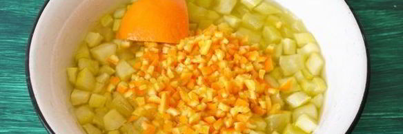 варенье из кабачков с апельсином