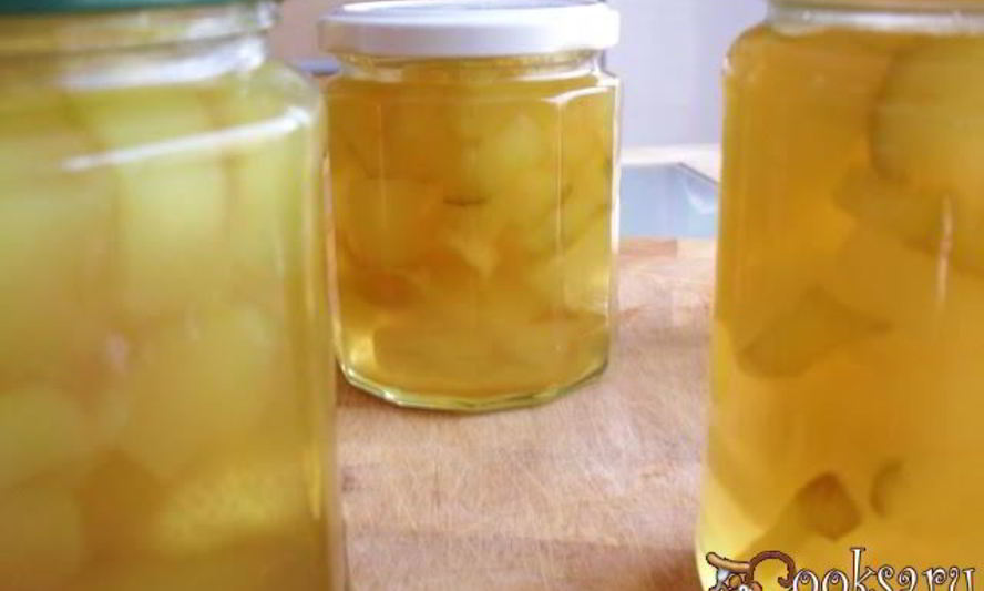Рецепт варенья из кабачков с лимоном на зиму
