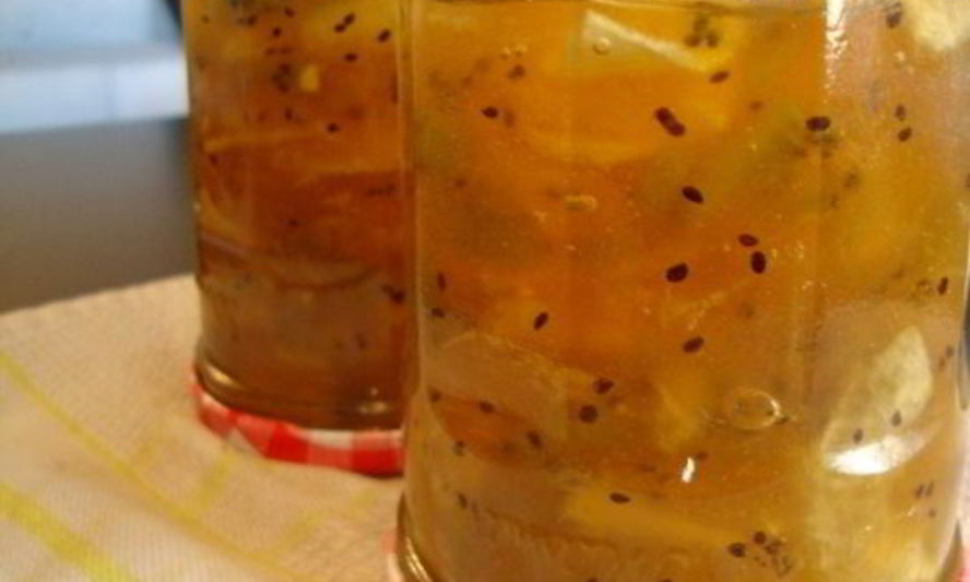 Рецепт варенья из киви и яблок