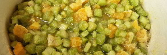 варенье из ревеня с апельсином