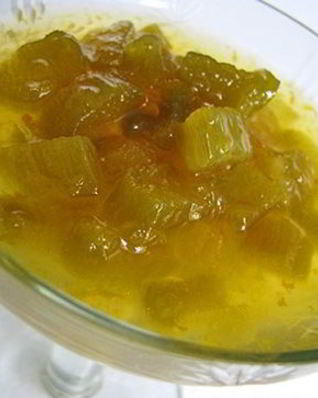 Варенье из ревеня в мультиварке