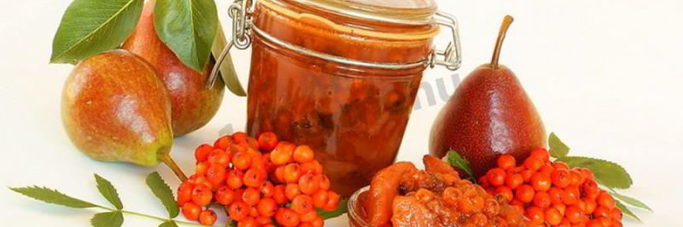 Варенье из рябины с грушами