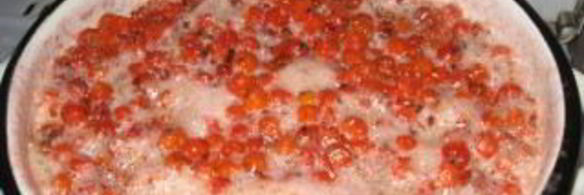 варенье из садовой рябины