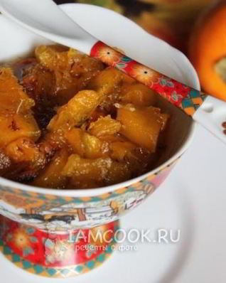 Варенье из тыквы с хурмой