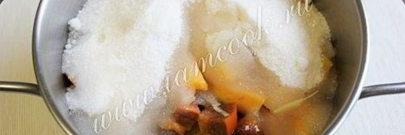 варенье из тыквы с хурмой