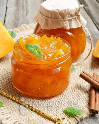 Варенье из тыквы с корицей