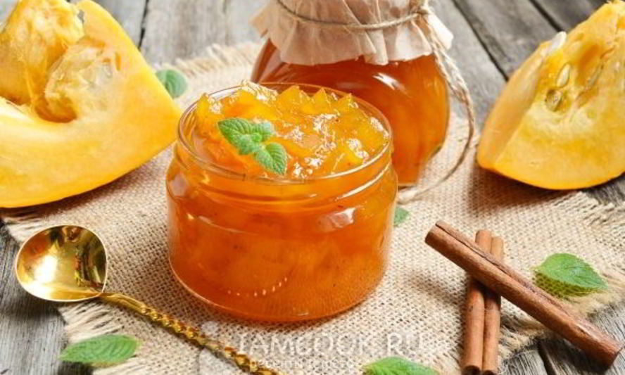 Рецепт варенья из тыквы с корицей