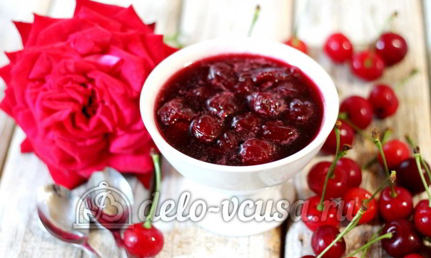 Рецепт варенья из вишни в мультиварке