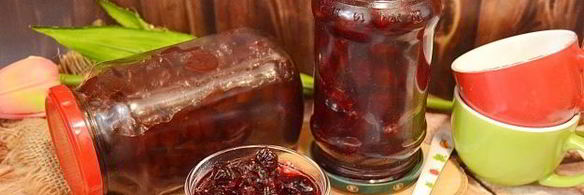 варенье из замороженной вишни