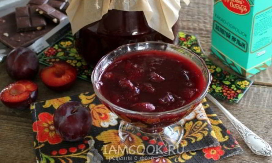 Рецепт варенья слива в шоколаде