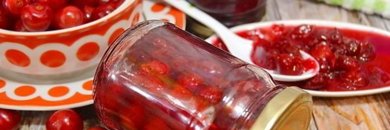 Вишневое варенье с агар-агаром