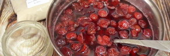 вишневое варенье с агар-агаром