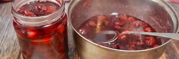 вишневое варенье с агар-агаром