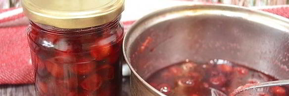 вишневое варенье с агар-агаром