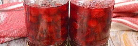 вишневое варенье с агар-агаром