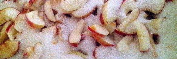 яблочное варенье с миндалем