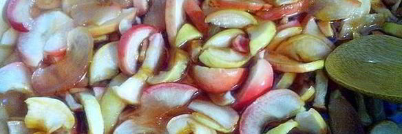 яблочное варенье с миндалем