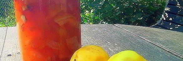 яблочное варенье с миндалем