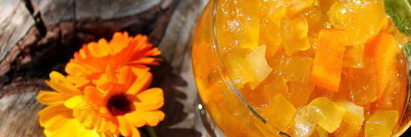 Янтарное варенье из кабачков