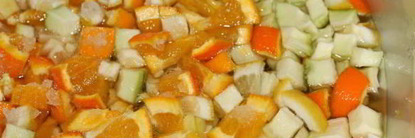 янтарное варенье из кабачков