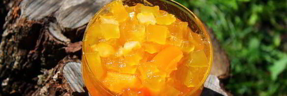 янтарное варенье из кабачков