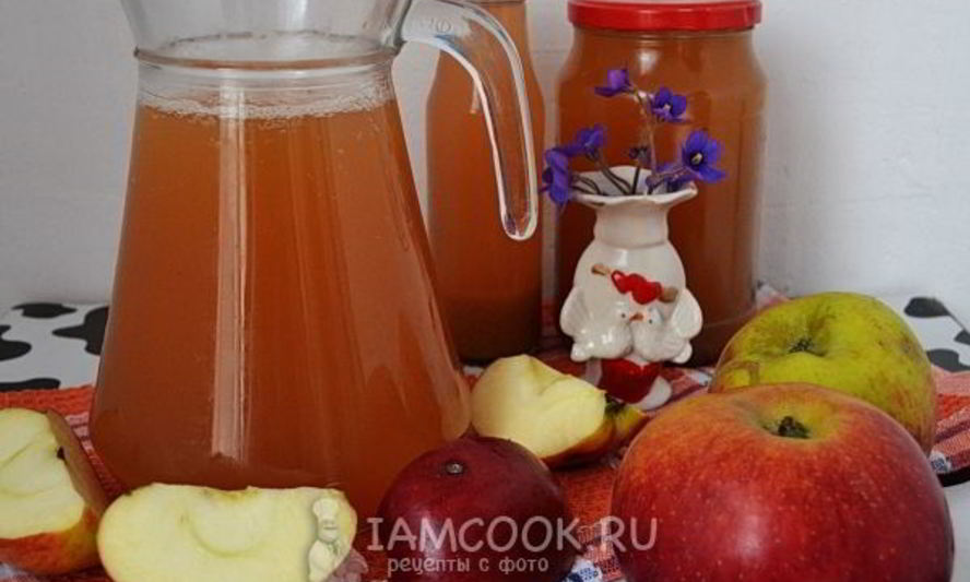 Рецепт яблочного сока без сахара на зиму