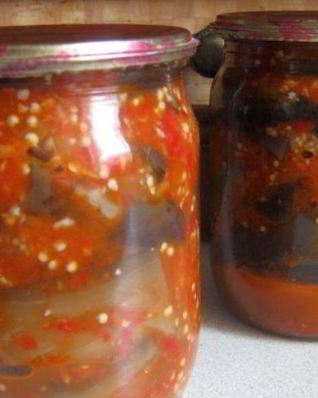 Закатка из баклажанов на зиму