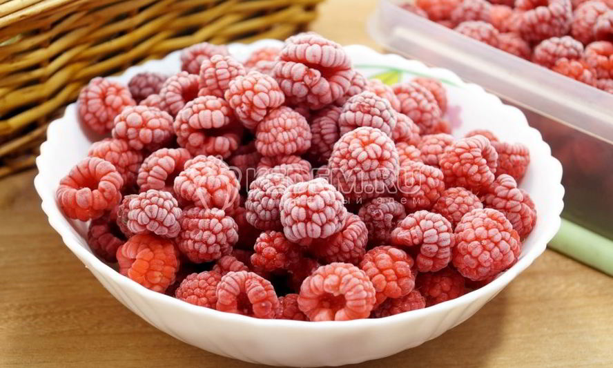 Рецепт заморозки малины на зиму