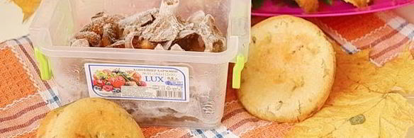 заморозка рыжиков на зиму