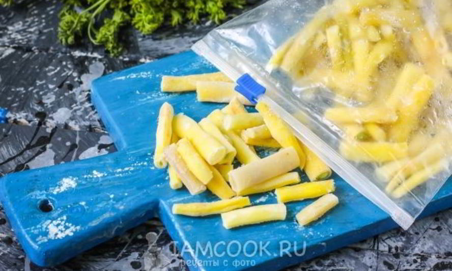 Рецепт заморозки стручковой фасоли на зиму