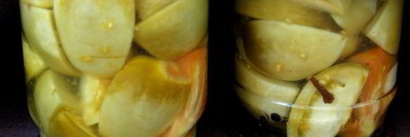 зеленые помидоры на зиму