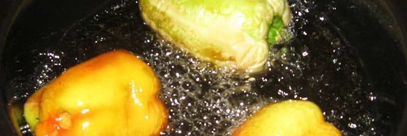 жареный болгарский перец, закрытый на зиму