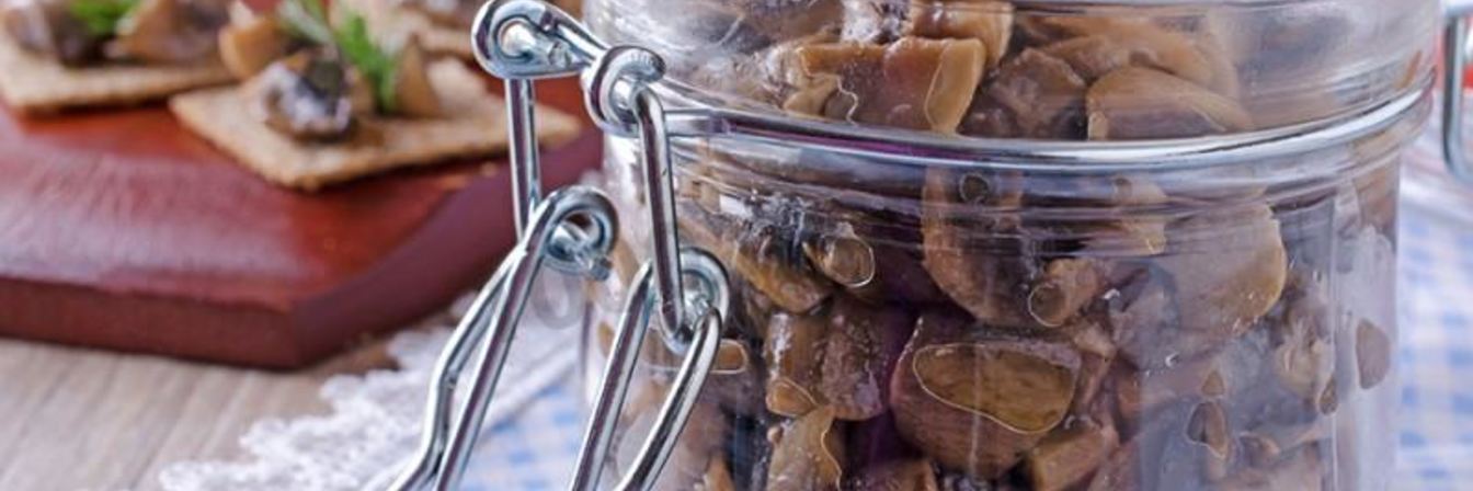 Жареные грибы на зиму в банках