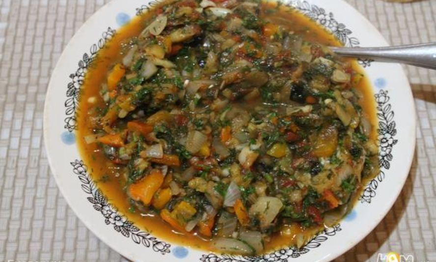 Рецепт аджапсандала на мангале