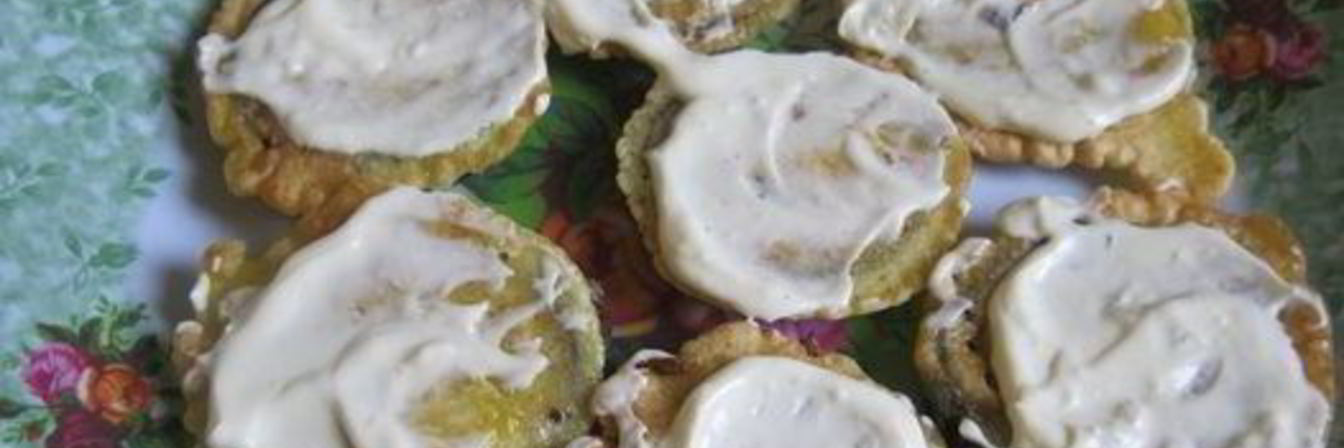 Баклажаны в кляре с чесноком