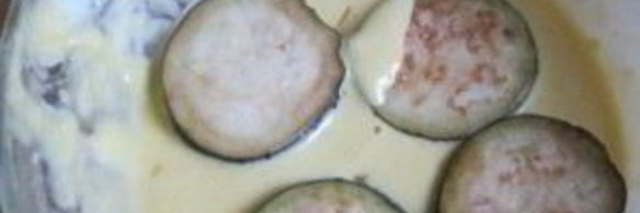 баклажаны в кляре с чесноком