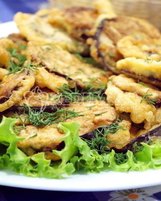 Баклажаны в кляре