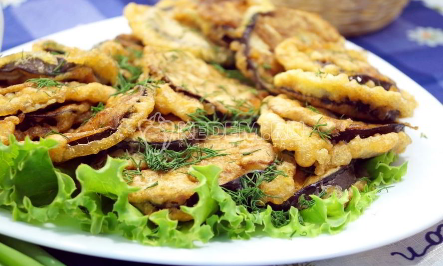 Рецепт баклажанов в кляре