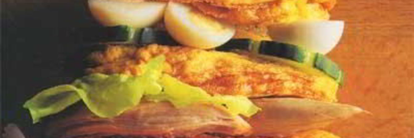 Бутерброд из яичницы