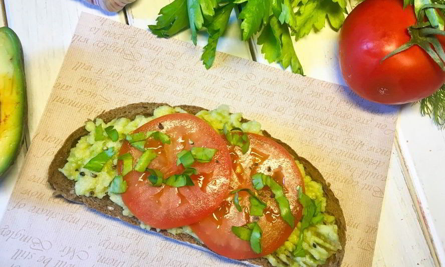 Рецепт бутерброда с авокадо