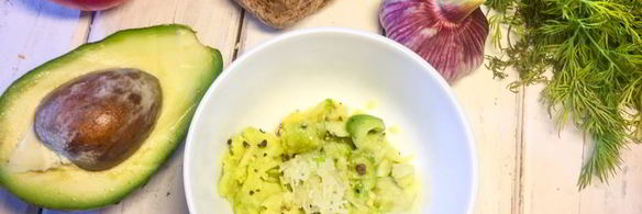 бутерброд с авокадо