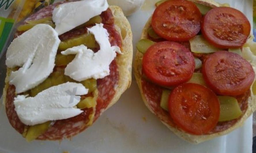 Рецепт бутерброда с моцареллой