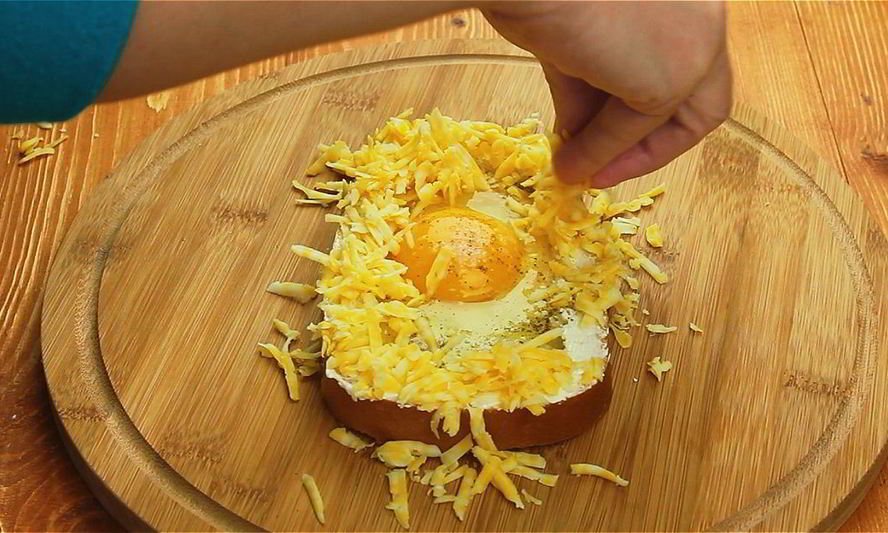 Рецепт бутерброда с яйцом