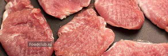 бутерброд со свининой и манго